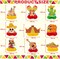 Cinco de Mayo 3D Honeycomb Table Centerpieces – 9PCS Fiesta Party Decorations Set for Mexican Theme Parties, Taco Night, Birthday & Indoor Outdoor Event Decor